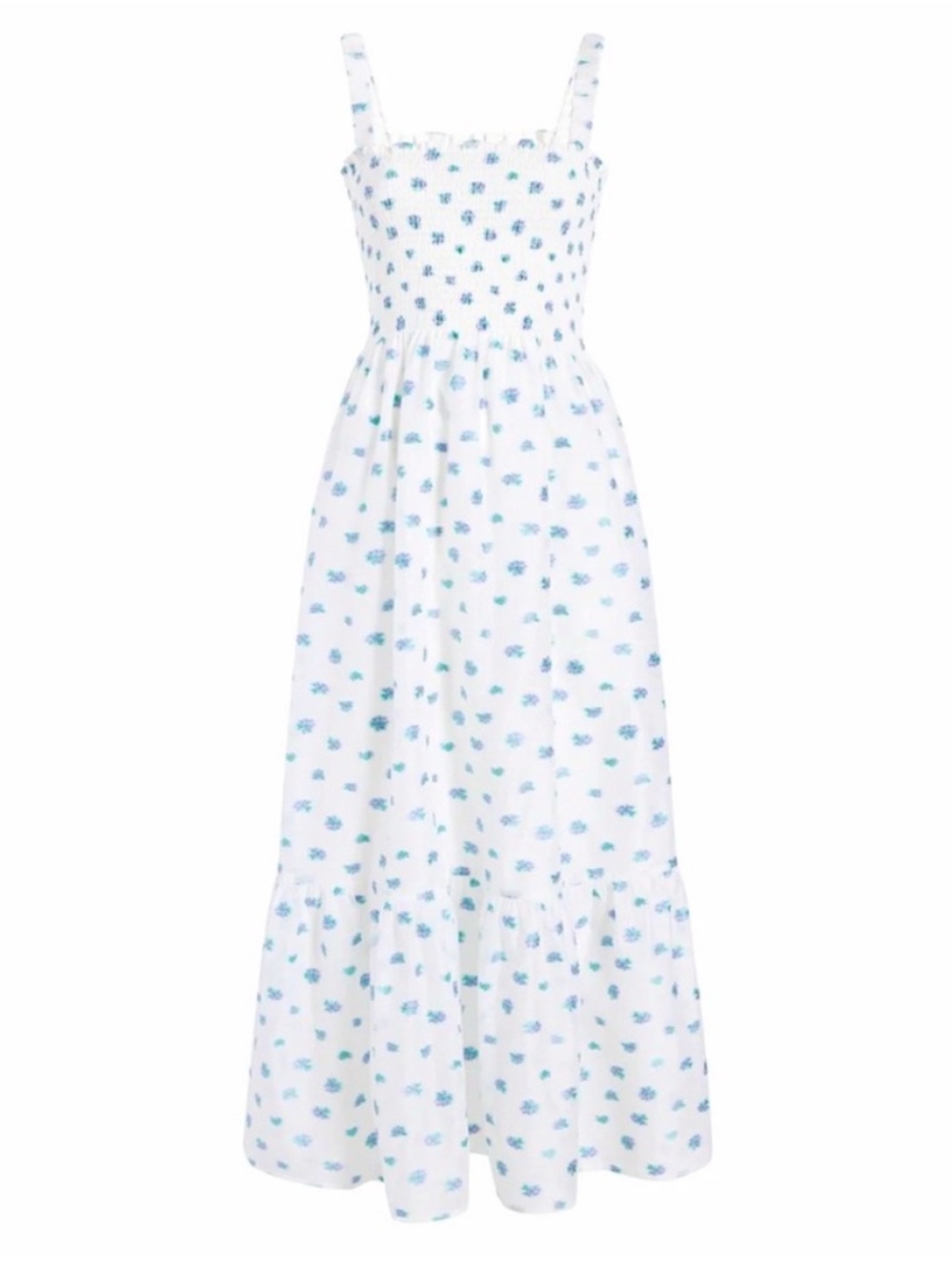 NEW HILL HOUSE Collectors Edition Anjuli Nap dress. Spearmint/lilac. S. NWT.